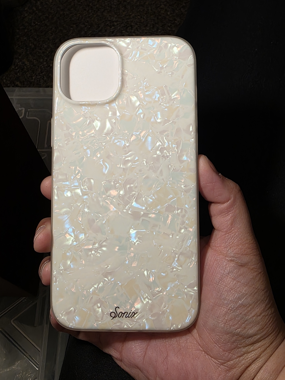Marble Pearl/Water Resistant Sonix Case for iPhone 14 & 15 Plus